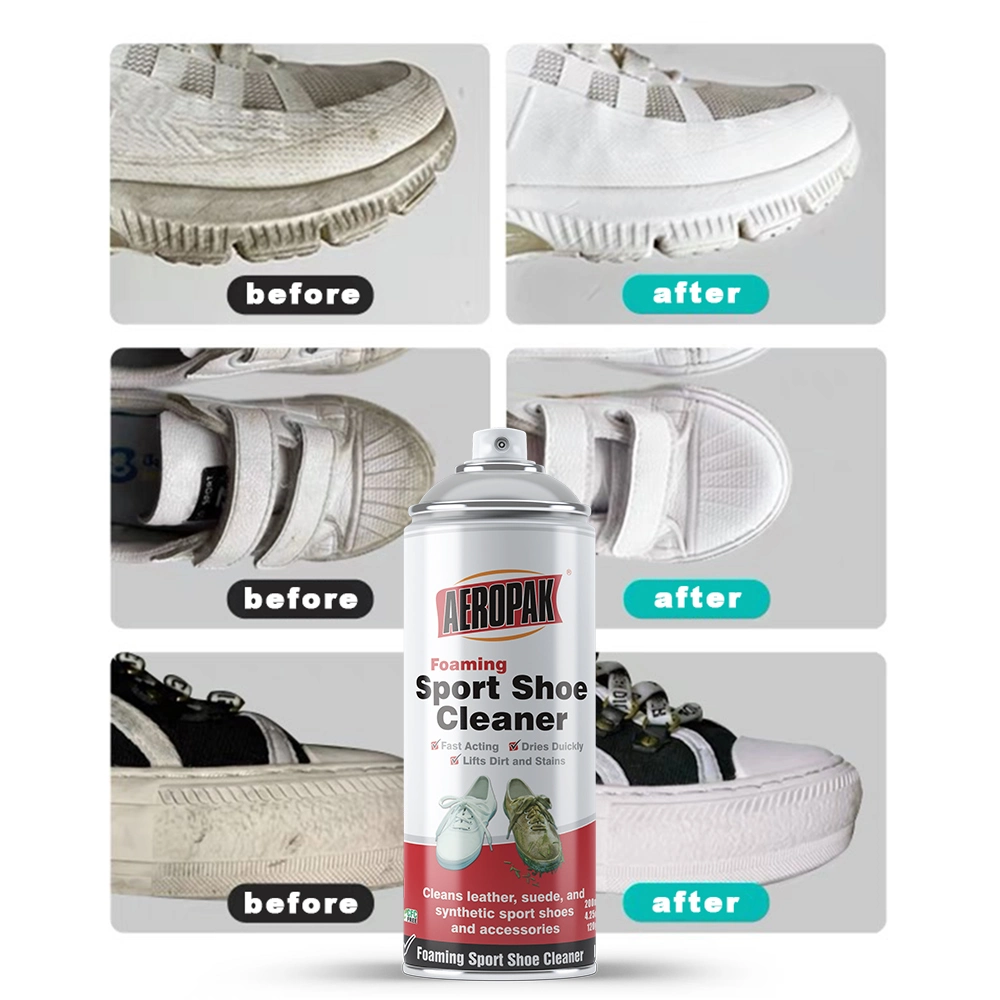 Factory Direct Sneaker Leather Care Cleaner Sport Shoes Whitening Agent Spray Foam White Shoes Cleaner