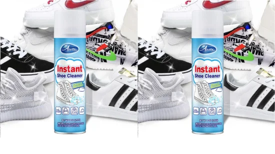 Schuhpflegemittel, schnell wirkender Sneaker-Reiniger, Sportschuh-Reiniger, Schaumreiniger für Schuhe
